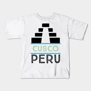 Cusco Peru Retro/ Vintage Kids T-Shirt